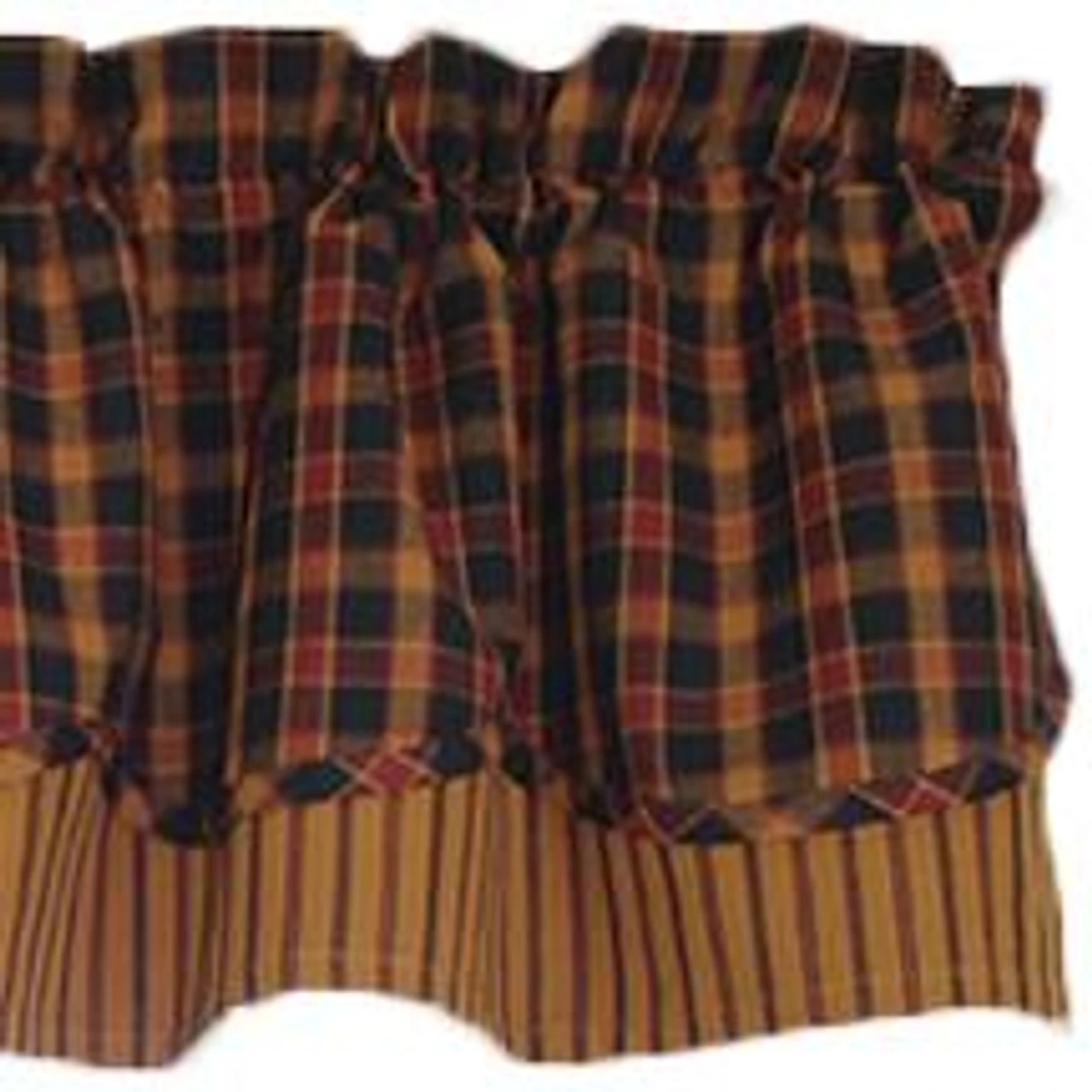 Homestead Black Fairfield Valance - 72x15.5 3 Homestead Black Fairfield Valance - 72x15.5