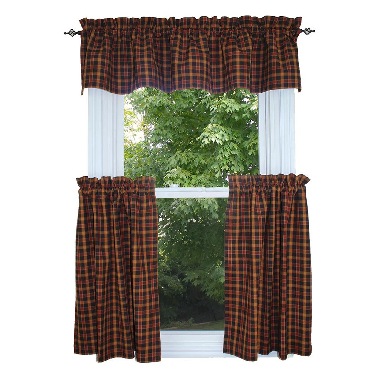Homestead Black Valance - 72x15.5 5 Homestead Black Valance - 72x15.5 - Image 3