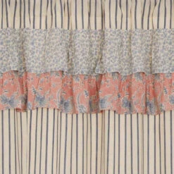 Kaila Ticking Blue Ruffled Swags - 72x36 -Home Improvement Store Kaila Ticking Blue Ruffled Swags 72x36 810055894680 image4 27921.1679587360