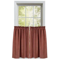 Newbury Gingham Red Tiers - 72x36