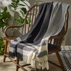 Onyx & Ivory Throw -Home Improvement Store Onyx Ivory Throw 762242054080 image2 15348.1687974767