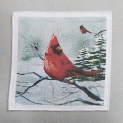Peaceful Cardinal Pillow - 10x10 -Home Improvement Store Peaceful Cardinal Pillow 10x10 762242057722 image3 02879.1691599115
