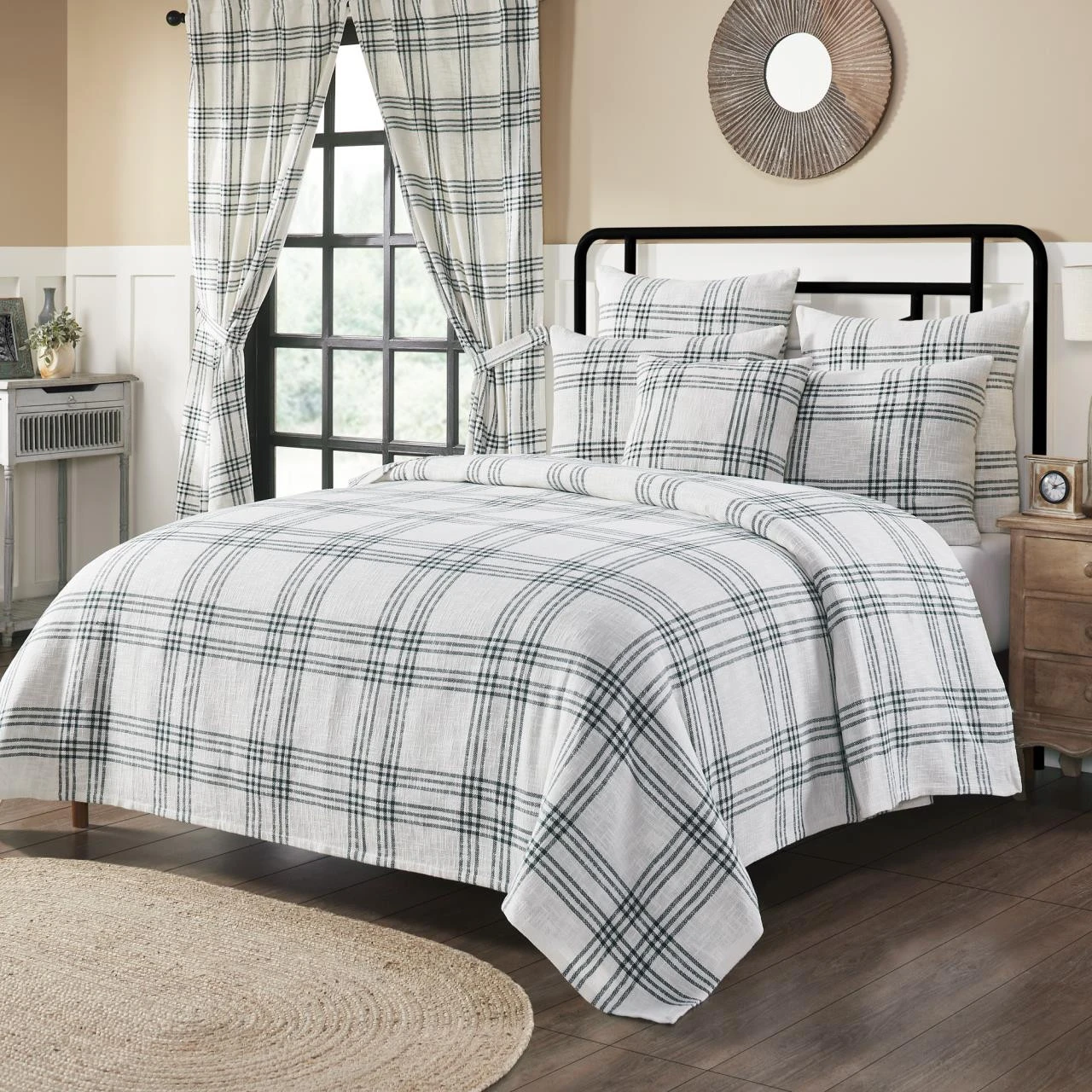 Pine Grove Plaid Coverlet 3 Pine Grove Plaid Coverlet