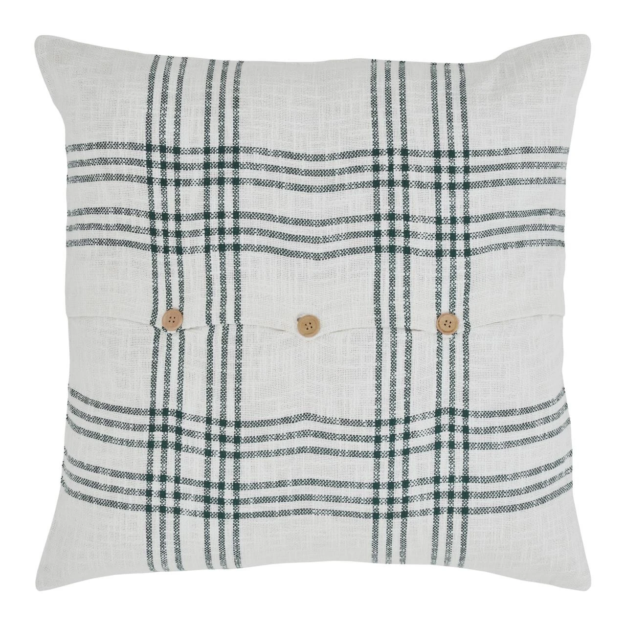 Pine Grove Plaid Pillow Sham - Euro Fabric 4 Pine Grove Plaid Pillow Sham - Euro Fabric - Image 2