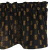 Pineapple Town Valance - Black 72x15.5 -Home Improvement Store Pineapple Town Valance Black 72x15 5 648558019602 image1 16323.1687793973