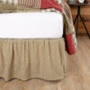 Prairie Winds Green Ticking Stripe Bed Skirt -Home Improvement Store Prairie Winds Green Ticking Stripe Bed Skirt 840528178610 image1 40191.1634895497