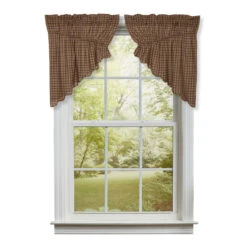 Prescott Prairie Gathered Curtains- 72x36