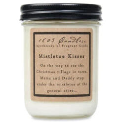 Primitive 1803 Candle - Mistletoe Kisses