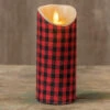 Red & Black Gingham Timer Candle - 3x7 Pillar 2 Red & Black Gingham Timer Candle - 3x7 Pillar -Home Improvement Store Red Black Gingham Timer Candle 3x7 Pillar 400000589589 image1 97497.1689070573
