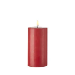Red Timer Candle - 3x6 Pillar