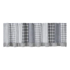 Sawyer Mill Black Patchwork Valance - 72x19 7 Sawyer Mill Black Patchwork Valance - 72x19 -Home Improvement Store Sawyer Mill Black Patchwork Valance 72x19 840233900025 image2 76044.1685522224