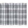 Sawyer Mill Black Plaid Valance - 90x16 -Home Improvement Store Sawyer Mill Black Plaid Valance 90x16 840233900131 image1 46304.1685522312
