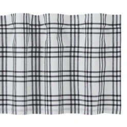 Sawyer Mill Black Plaid Valance - 90x16
