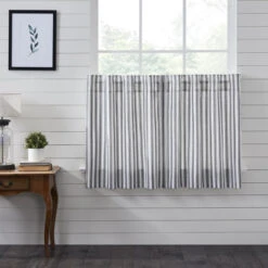 Sawyer Mill Black Ticking Stripe Tiers - 72x36 -Home Improvement Store Sawyer Mill Black Ticking Stripe Tiers 72x36 840233900247 image3 61706.1692133181