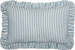 Sawyer Mill Blue Ticking Stripe Pillow - 14x22