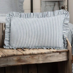 Home Improvement Store 36 Home Improvement Store -Home Improvement Store Sawyer Mill Blue Ticking Stripe Pillow 14x22 840528180392 image2 90973.1689059293