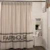Sawyer Mill Charcoal Farmhouse Shower Curtain -Home Improvement Store Sawyer Mill Charcoal Farmhouse Shower Curtain 840528180651 image1 85111.1689063812