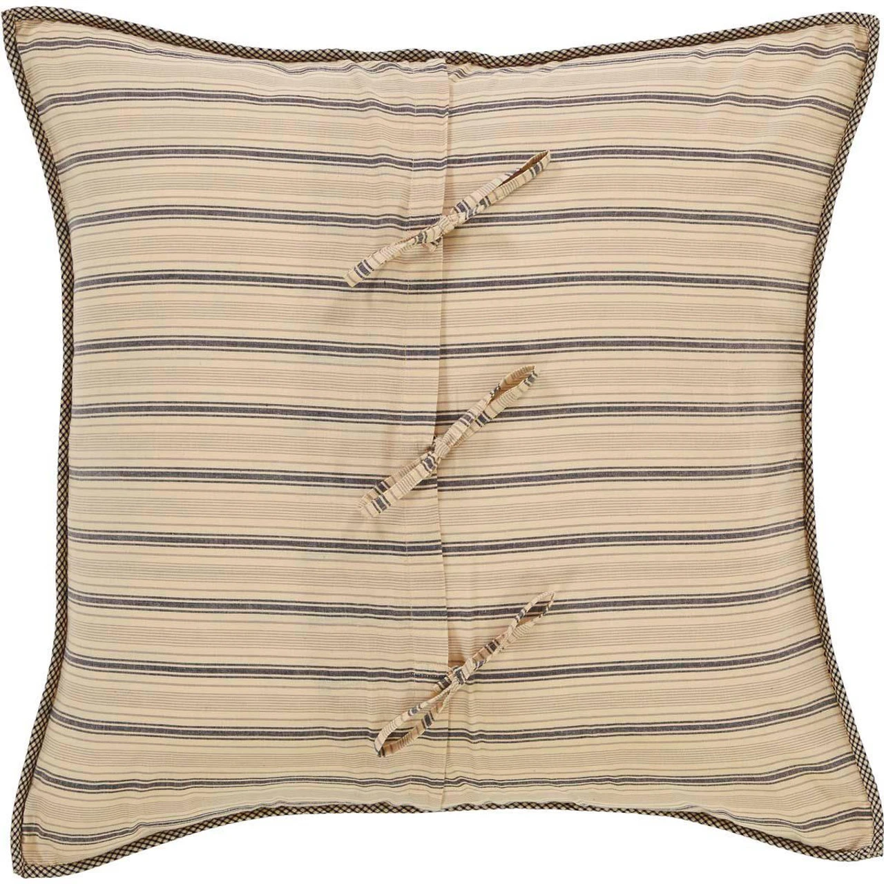 Sawyer Mill Charcoal Pillow Sham - Euro Quilted 4 Sawyer Mill Charcoal Pillow Sham - Euro Quilted - Image 2