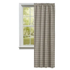 Sawyer Mill Charcoal Plaid Blackout Panel - 40x84