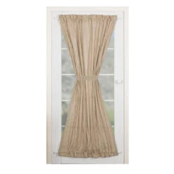 Sawyer Mill Charcoal Ticking Stripe Door Panel - 40x72