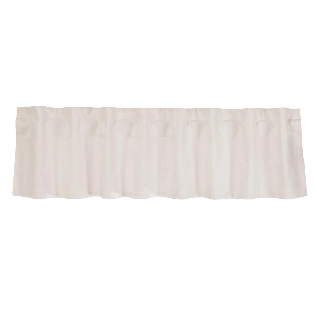 Simple Life Flax Antique White Valance - 72x16 4 Simple Life Flax Antique White Valance - 72x16 - Image 2