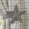 Star Curtain Tie Back - Galvanized 4x5.75x3 1 Star Curtain Tie Back - Galvanized 4x5.75x3 -Home Improvement Store Star Curtain Tie Back Galvanized 4x5 75x3 762242996519 image1 03355.1689059720
