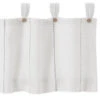 Stitched Burlap White Valance - 60x16 -Home Improvement Store Stitched Burlap White Valance 60x16 840233900384 image1 05600.1686153196