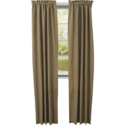 Sturbridge Black Patch Panels - Ticking 72x84