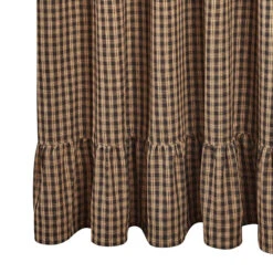 Sturbridge Black Plaid Shower Curtain - Ruffle -Home Improvement Store Sturbridge Black Plaid Shower Curtain Ruffle 762242033535 image2 25342.1673514595