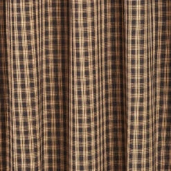 Sturbridge Black Plaid Shower Curtain - Ruffle -Home Improvement Store Sturbridge Black Plaid Shower Curtain Ruffle 762242033535 image3 04855.1673514604