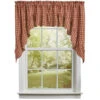 Sturbridge Wine Plaid Swags - Ruffle 72x36 -Home Improvement Store Sturbridge Wine Plaid Swags Ruffle 72x36 762242033443 image1 42950.1692132932