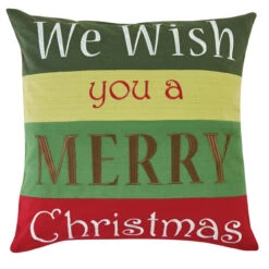 We Wish You A Merry Christmas Pillow - 20x20