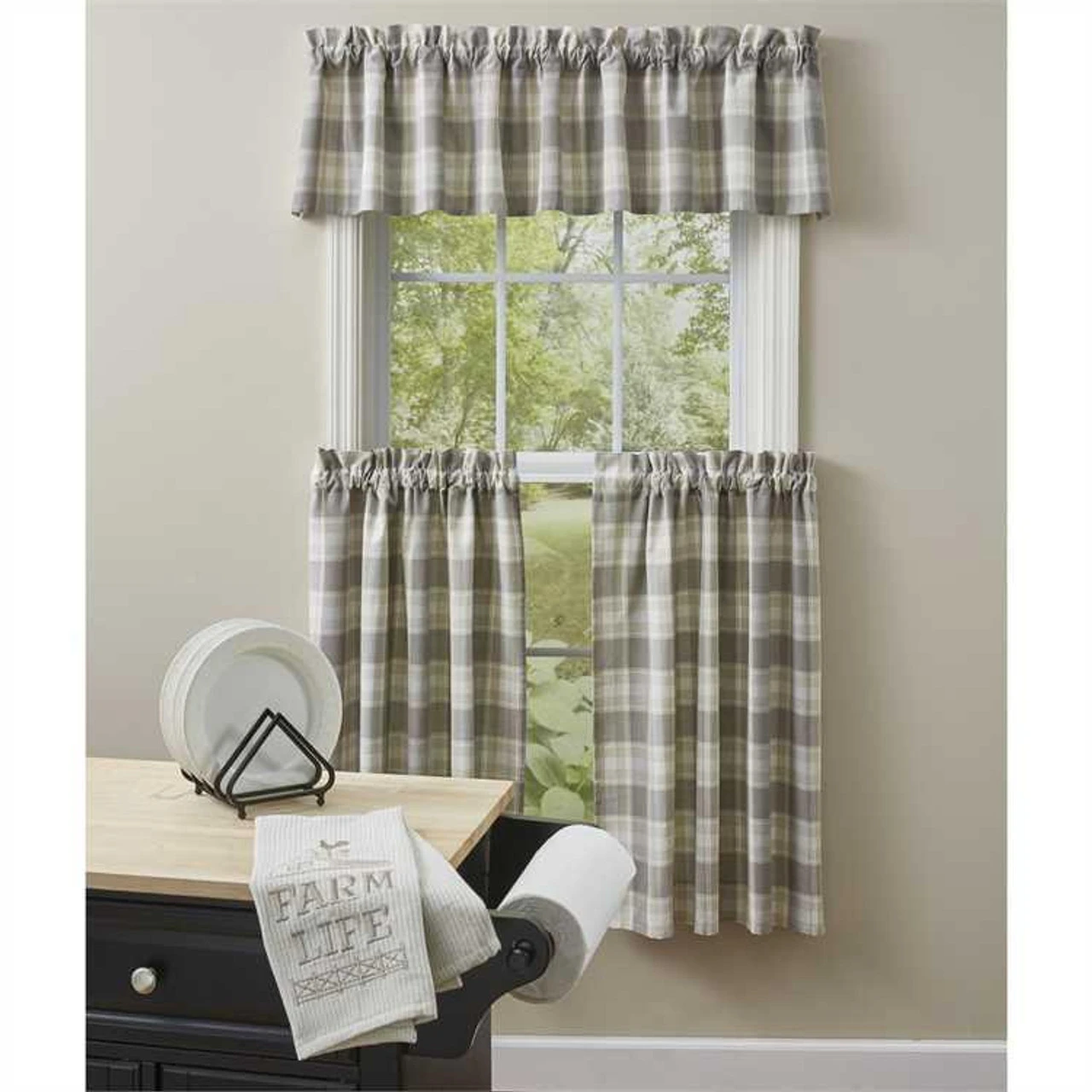 Weathered Oak Valance - 72x14 5 Weathered Oak Valance - 72x14 - Image 3