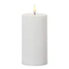White Timer Candle - 3x7 Pillar