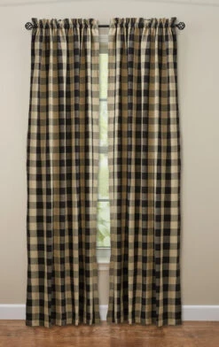 Wicklow Check Black Panels - 72x84 -Home Improvement Store Wicklow Check Black Panels 72x84 762242401273 image2 39515.1689048137