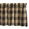 Wicklow Check Black Valance - 72x14 -Home Improvement Store Wicklow Check Black Valance 72x14 762242401358 image1 75144.1689048205