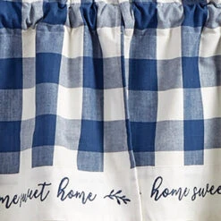 Wicklow Check China Blue Swags - Home 72x36 -Home Improvement Store Wicklow Check China Blue Swags Home 72x36 762242036567 image4 61279.1680709974