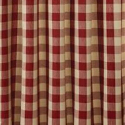 Wicklow Check Garnet Shower Curtain -Home Improvement Store Wicklow Check Garnet Shower Curtain 762242401327 image2 96032.1689048268