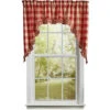 Wicklow Check Garnet Swags - Ruffled 72x36 2 Wicklow Check Garnet Swags - Ruffled 72x36 -Home Improvement Store Wicklow Check Garnet Swags Ruffled 72x36 762242036598 image1 83351.1674036445