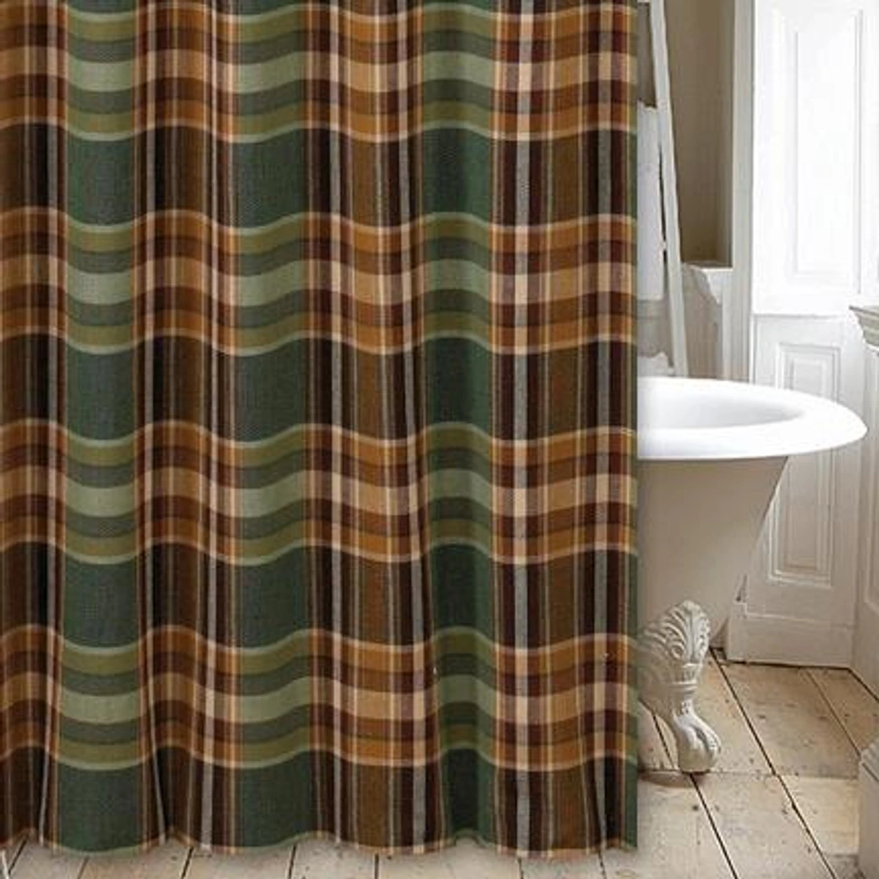 Wood River Shower Curtain 3 Wood River Shower Curtain
