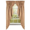 York Ticking Red Prairie Gathered Curtains - 72x63 -Home Improvement Store York Ticking Red Prairie Gathered Curtains 72x63 643934368367 image1 60568.1689044551